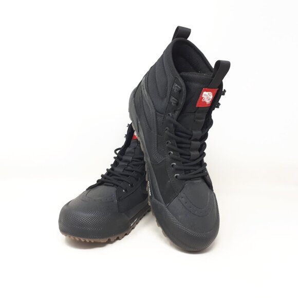 Vans Sk8-Hi Gore-Tex MTE-3 Waterproof Winter Boot Shoe All Black Mens Size 8 NEW - Picture 10 of 11